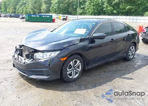 2016 Honda Civic Lx из США, поврежденный, VIN 19XFC2F50GE041858